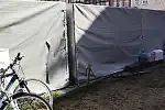 Zdjęcia pociętych namiotów przesłane na Raport z Trójmiasta.