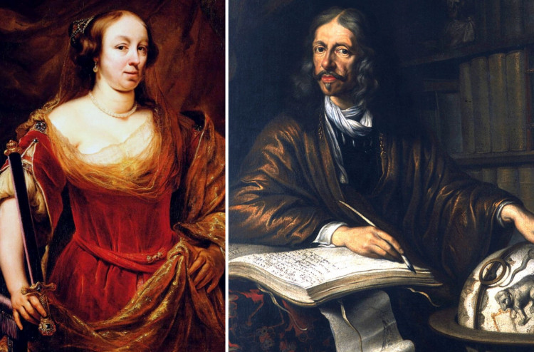Ludwika Maria Gonzaga, żona królów Polski Władysława IV i Jana Kazimierza, kilkakrotnie spotkała się z gdańskim astronomem Janem Heweliuszem.