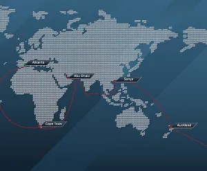Trasa trwających regat wiedzie z hiszpańskiego Alicante do irlandzkiego Galway.