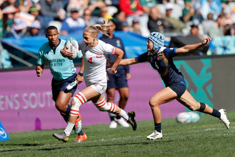 Reprezentacja Polski kobiet w rugby 7 zajęła 10. miejsce podczas rozgrywek Pucharu Świata w RPA.