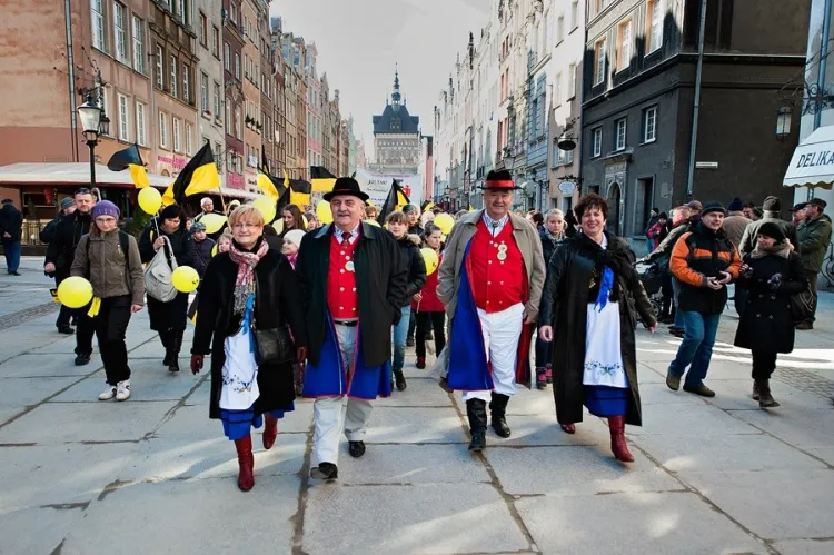 W zeszłym roku do Gdańska z okazji obchodów Dnia Jedności Kaszubów przybyło ich około pół tysiąca. 