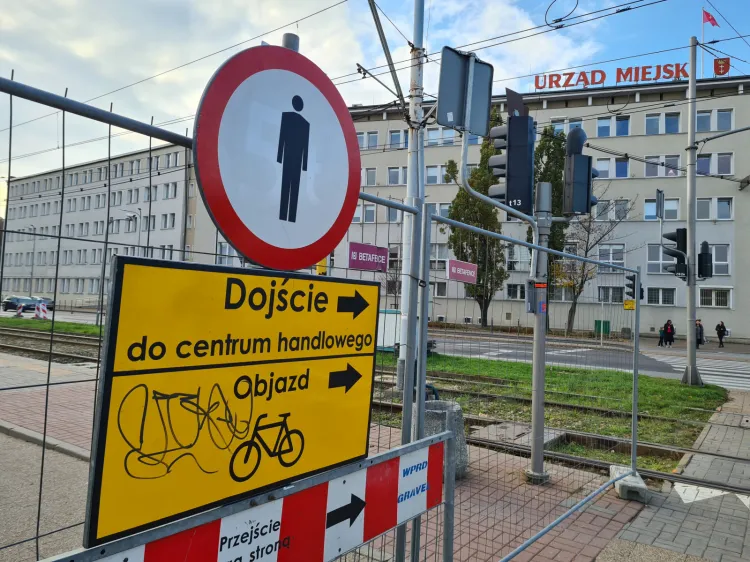 Ruch tramwajów na 3 Maja przy Urzędzie Miejskim w Gdańsku zostanie wstrzymany na ok. dwa tygodnie.