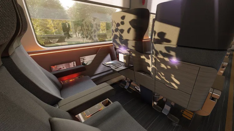 Tak prezentować się będzie nowy wagon Intercity bez przedziałów. 