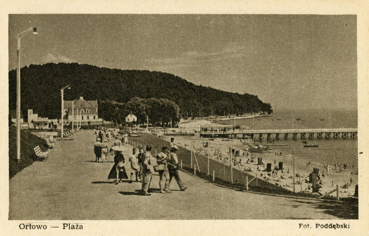 Plaża w Orłowie przed II wojną światową była modnym miejscem.