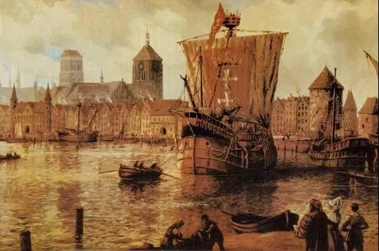 Sukcesy okrętu kaperskiego "Piotr z Gdańska" działały na wyobraźnię. W 1943 roku namalował go m.in. Adolf Bock w obrazie panoramy Gdańska z perspektywy Motławy.