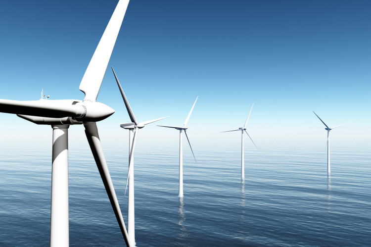 Turbiny na morzu są znacznie wyższe niż te instalowane na lądzie. fot. © boscorelli/Photogenica