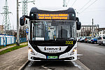 Prezentacja autobusu elektrycznego Ikarus w Gdyni.