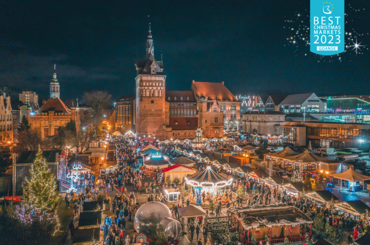 Gdański Jarmark Bożonarodzeniowy jednym z najpiękniejszych w Europie.