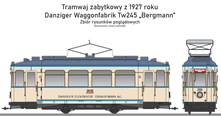 Tak ma wyglądać zabytkowy tramwaj po modernizacji.