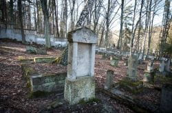 Żydowski cmentarz w Sopocie.