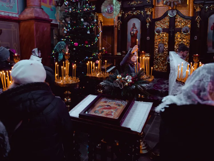 Wigilia w cerkwi św. Mikołaja we Wrzeszczu.
