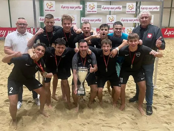 Boca Gdańsk - zdobywcy pierwszego Zimowego Pucharu Polski w beach soccerze.