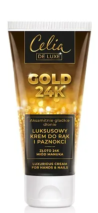 Luksusowy krem do rąk i paznokci złoto 24 K,CELIA 6,99 zł