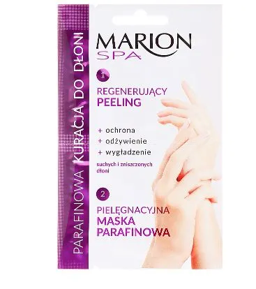 Parafinowa kuracja do dłoni, Marion 5 zł