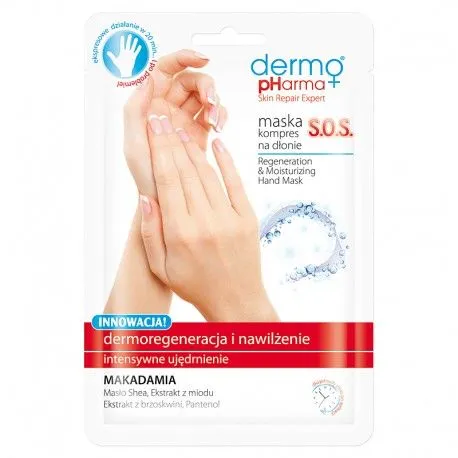Maska-kompres na dłonie w formie rękawic, DermoPharma 8,90 zł