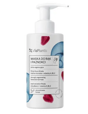 Silnie regenerująca maska do rąk i paznokci, filtrat śluzu ślimaka, Vis PLantis 14,99 zł