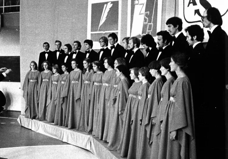 Chór w latach 70.