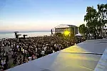 Tłumy wypełniły plażę przy Zatoce Sztuki, 23.07.2015, Beach Club, Zatoka Sztuki, Sopot