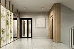 Jasne, przestronne korytarze i klatki schodowe, nowoczesne windy i trwałe materiały wykończeniowe będą nastrajać pozytywnie zarówno na samym początku, jak i po wielu latach mieszkania.