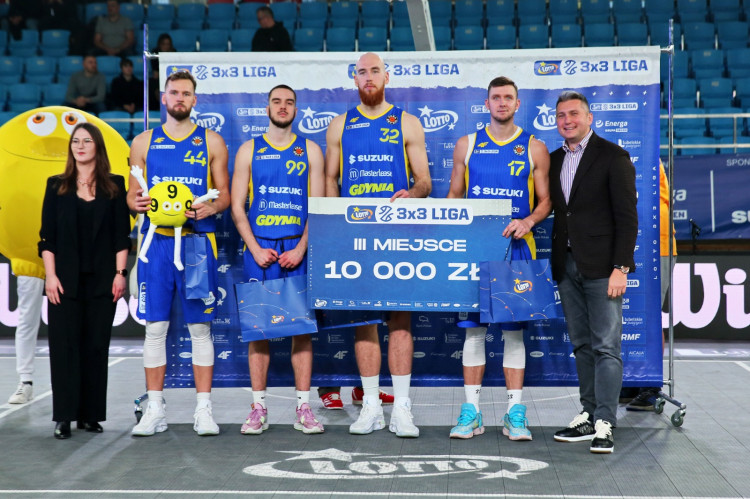 Suzuki Arka Gdynia zajęła 3. miejsce w finałowym turnieju Lotto 3x3 Liga.