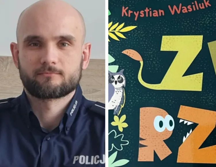 Krystian Wasiluk, policjant z Gdyni, napisał książkę dla dzieci.