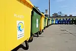 Przygotowane przez miasto pojemniki do segregacji odpadów