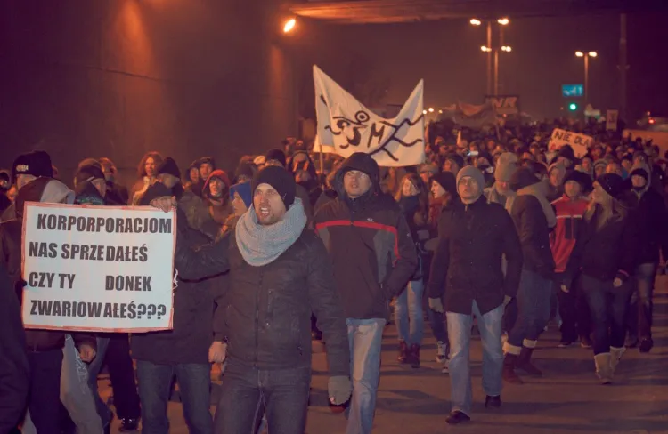 Styczniowe protesty przeciw ACTA spowodowały spore utrudnienia w ruchu. Czy w środę będzie tak samo?