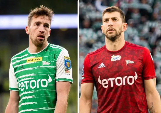 Lechia Gdańsk odsunęła od gry dwóch piłkarzy. To od lewej: Mario Maloca i Dusan Kuciak.