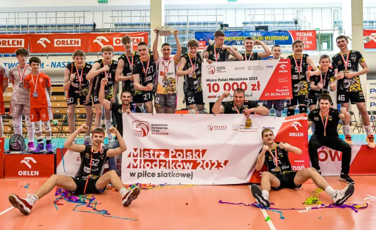 Trefl Gdańsk mistrzem Polski siatkarzy w kategorii młodzików.