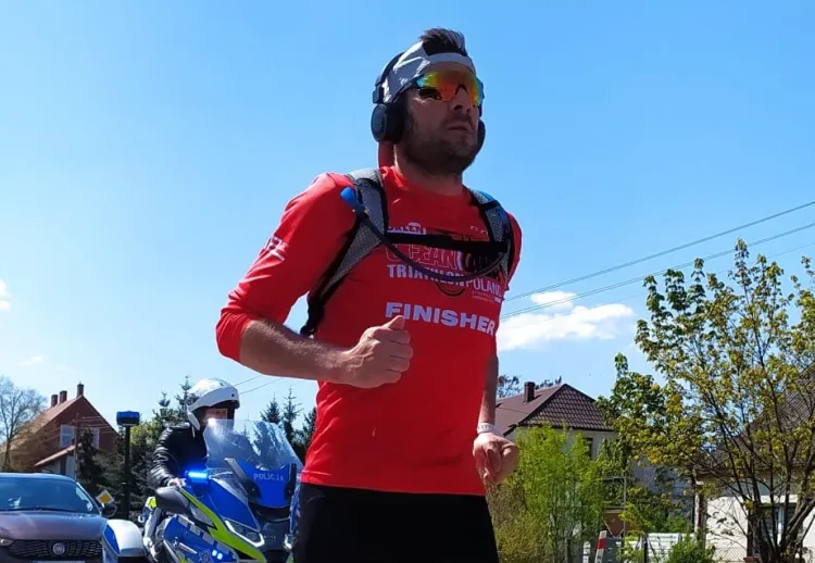 Jacek Hahn przebiegł ok. 700 km z Zakopanego do Gdańska.