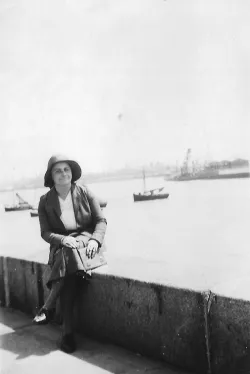 Hrabina Maria Magdalena Łoś. Gdynia, lata 30. ubiegłego wieku. Zdjęcia hrabiny i jej męża, komandora Andrzeja Łosia publikujemy jako pierwsi.