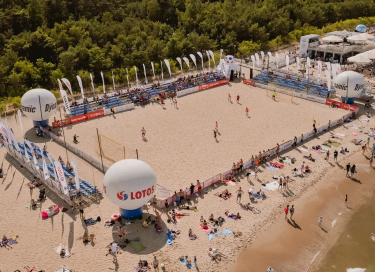 Energa Stadion Letni to stolica sportów plażowych.