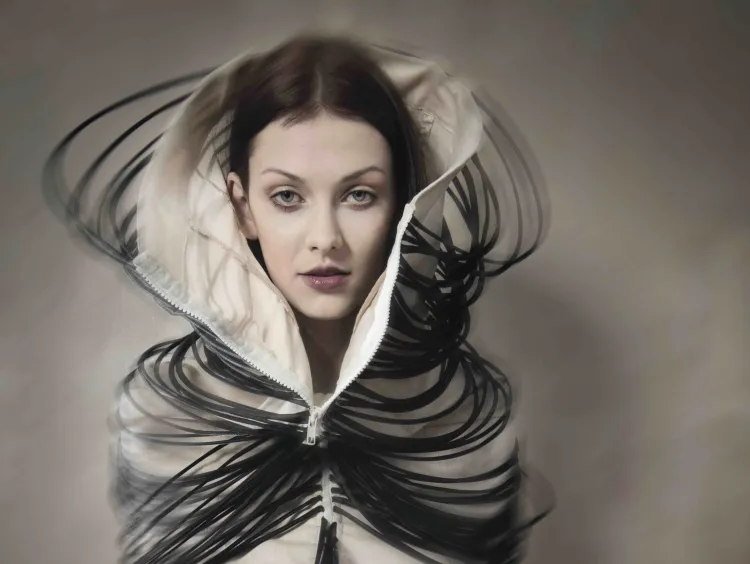 Na zdjęciu modelka Izabela Pon. Makijaż został wykonany przez Magdę Purchla.
