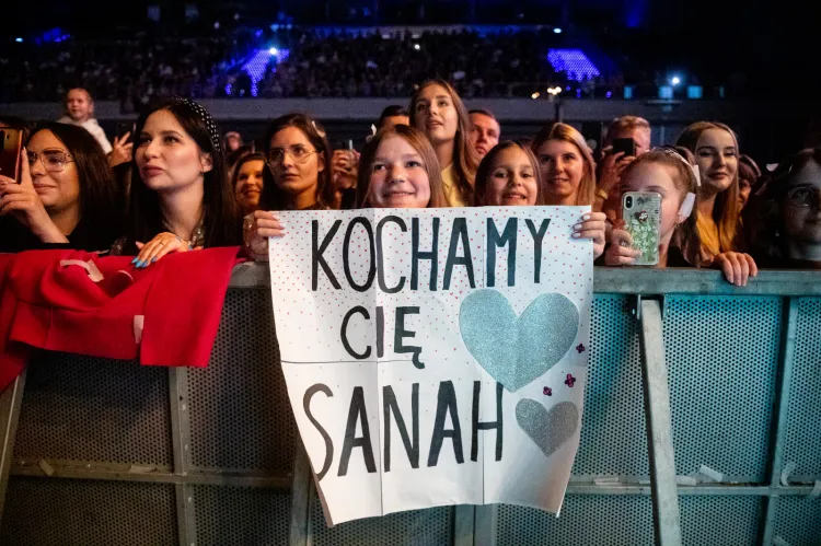 Koncert Sanah w Ergo Arenie w czerwcu 2023 r.