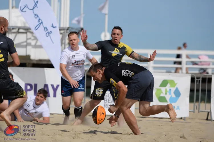 W najbliższy weekend 29-30 lipca będzie możliwość do zobaczenia spektakularnych rozgrywek rugby na piasku.