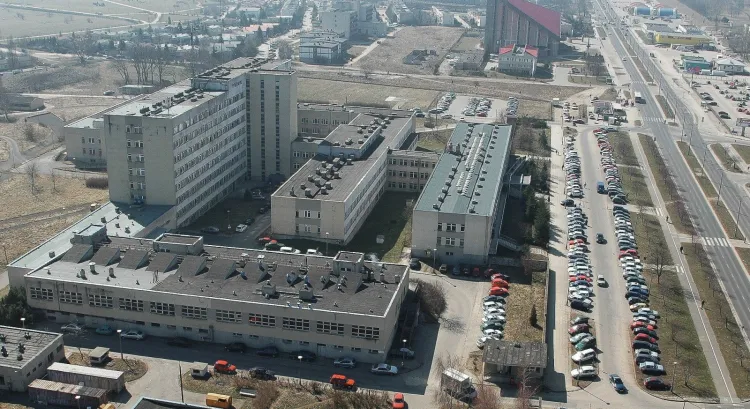 Zespół budynków szpitala na Zaspie.