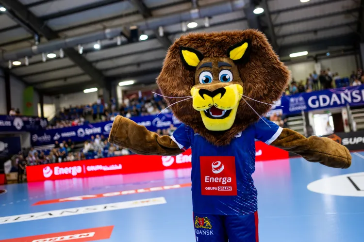 Lew Leon czyli nowa maskotka Energi Wybrzeża Gdańsk.