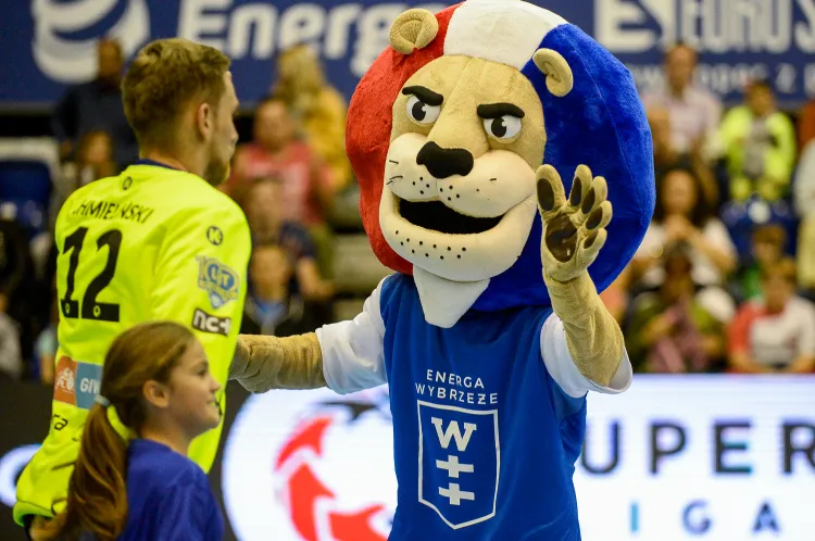 Poprzednia maskotka drużyny Energa Wybrzeże Gdańsk z sezonu 2018/19.