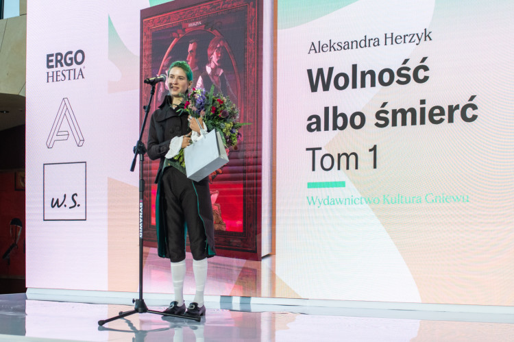 Gala Nagrody "Literacka Podróż Hestii" w Sopocie.  Aleksandra Herzyk