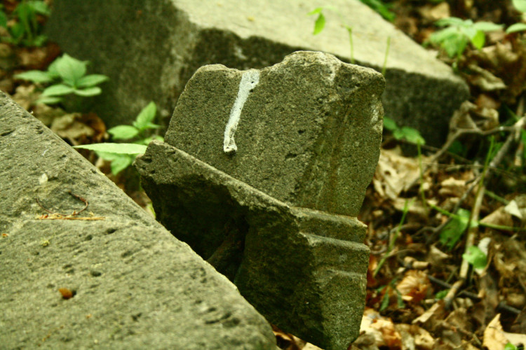 Na terenie Gdańska bez problemu można natknąć się na pozostałości dawnych nagrobków pochodzących ze zlikwidowanych przed dekadami cmentarzy. Na zdjęciu jeden z takich, które obecnie można znaleźć w lesie pomiędzy Jaśkową Doliną a osiedlem Magellana na Morenie.