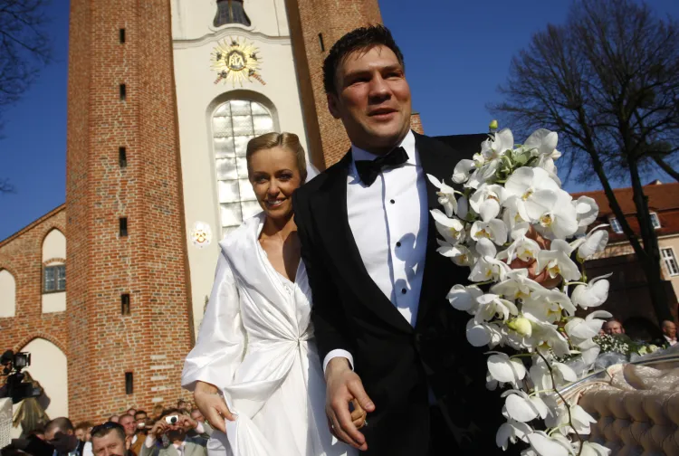 Ślub Dariusza Michalczewskiego z Barbarą Imos, kwiecień 2009