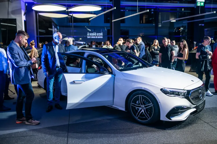 Premierowy pokaz Mercedesa-Benz Klasy E w Gdyni.