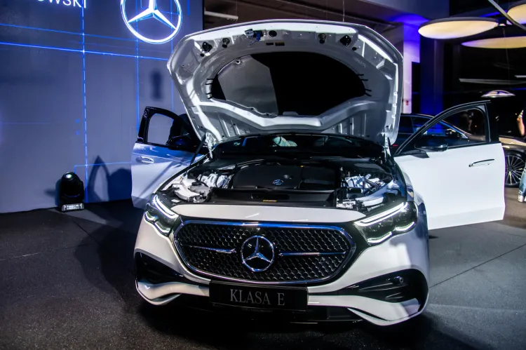 Premierowy pokaz Mercedesa-Benz Klasy E w Gdyni.