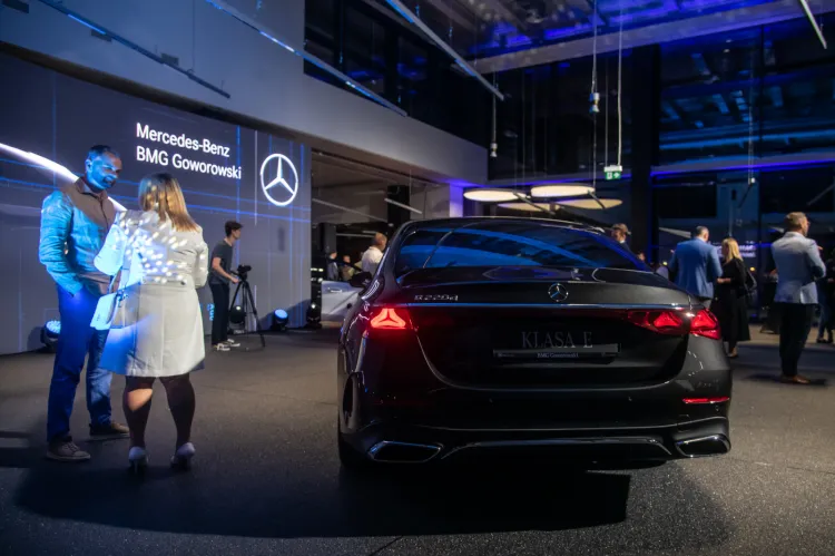 Premierowy pokaz Mercedesa-Benz Klasy E w Gdyni.