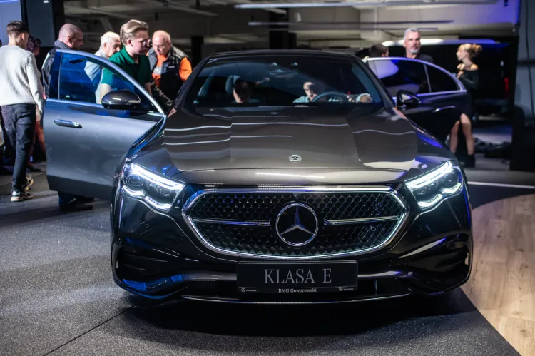 Premierowy pokaz Mercedesa-Benz Klasy E w Gdyni.