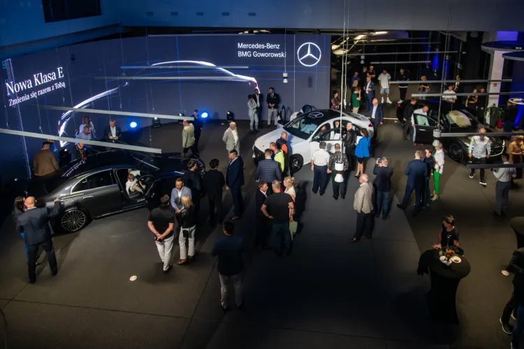 Premierowy pokaz Mercedesa-Benz Klasy E w Gdyni.