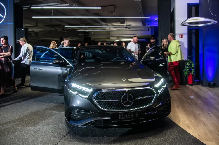 Premierowy pokaz Mercedesa-Benz Klasy E w Gdyni.
