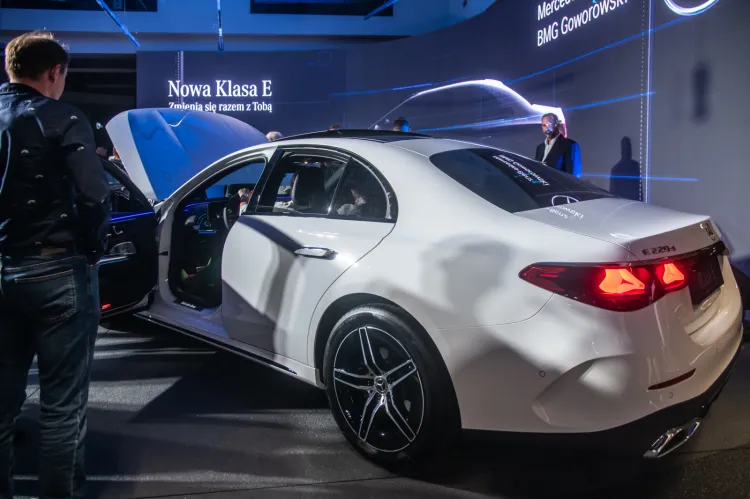 Premierowy pokaz Mercedesa-Benz Klasy E w Gdyni.