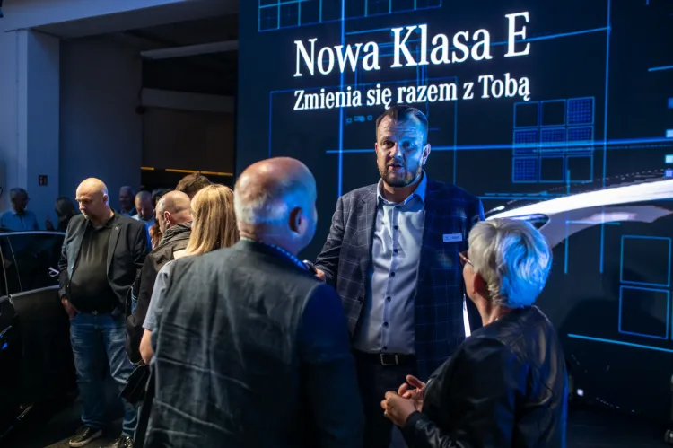 Premierowy pokaz Mercedesa-Benz Klasy E w Gdyni.