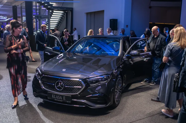 Premierowy pokaz Mercedesa-Benz Klasy E w Gdyni.